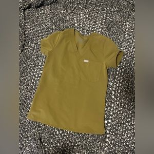 one pocket size xxs, high waisted Zamora jogger xxs petite color martini olive